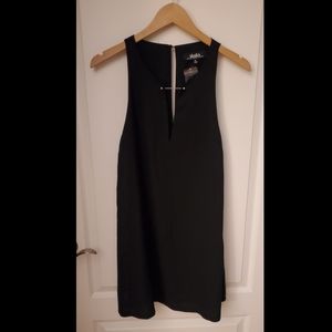 Lulu's A line "near or bar" black dress size S
